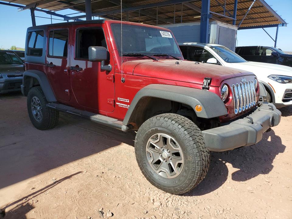 2012 Jeep Wrangler Unlimited მანქანა იყიდება აუქციონზე, vin: 1C4BJWDG6CL229298, აუქციონის ნომერი: 54023706