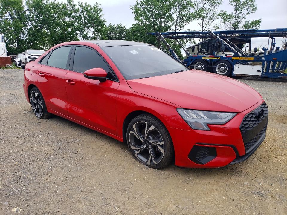 2022 Audi A3 მანქანა იყიდება აუქციონზე, vin: WAUGUDGY9NA105575, აუქციონის ნომერი: 54606386