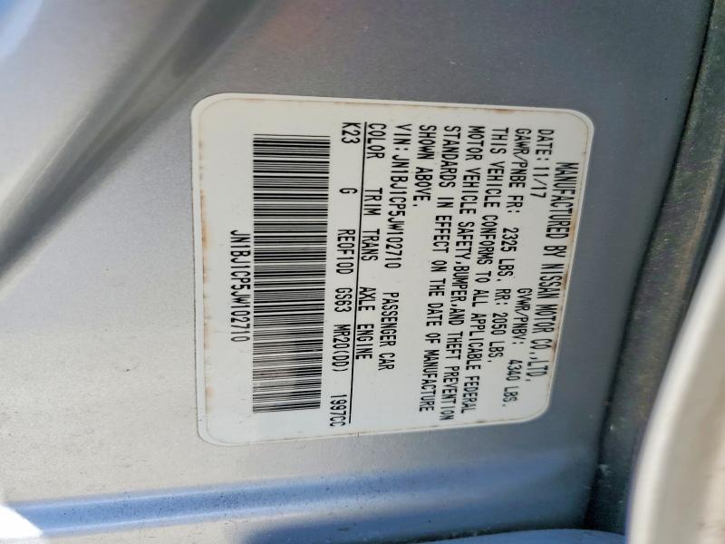 54965506 :رقم المزاد ، JN1BJ1CP5JW102710 vin ، 2018 Nissan Rogue Sport مزاد بيع