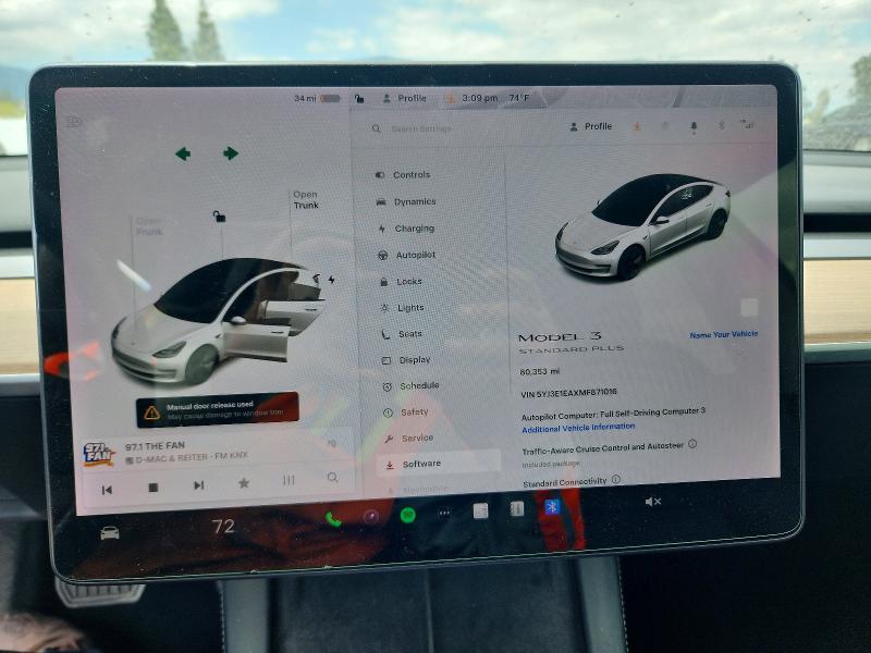 Aukcja sprzedaży 2021 Tesla Model 3, vin: 5YJ3E1EAXMF871016, numer aukcji: 55395476