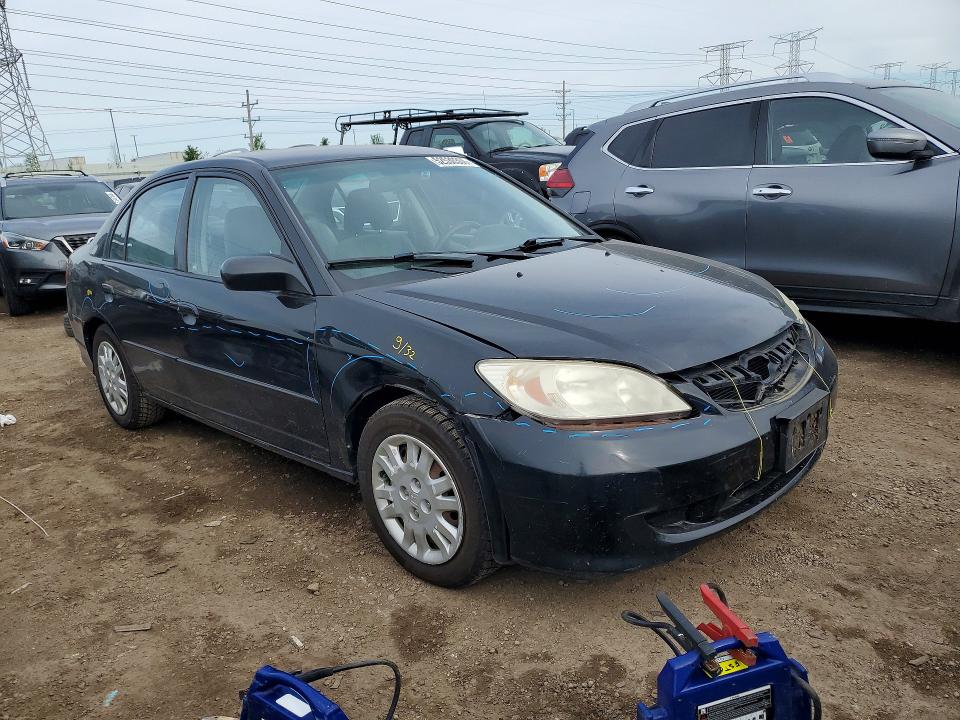 2004 Honda Civic მანქანა იყიდება აუქციონზე, vin: 2HGES166X4H530903, აუქციონის ნომერი: 52530306