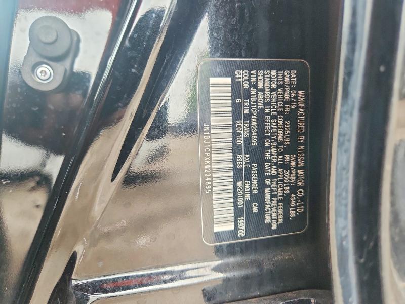 Продаж на аукціоні авто 2019 Nissan Rogue Sport, vin: JN1BJ1CPXKW234895, номер лоту: 54691396