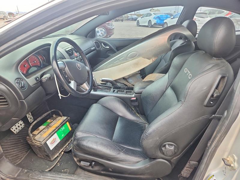 2005 Pontiac Gto მანქანა იყიდება აუქციონზე, vin: 6G2VX12U45L368914, აუქციონის ნომერი: 55310646