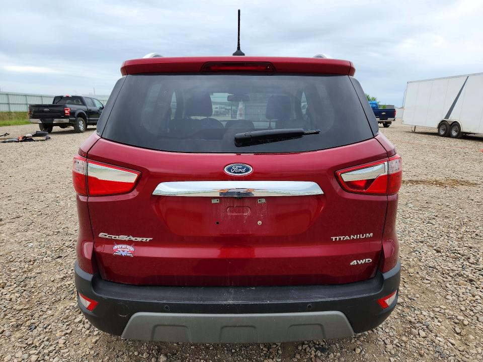 2019 Ford Ecosport მანქანა იყიდება აუქციონზე, vin: MAJ6S3KL1KC310372, აუქციონის ნომერი: 54705576