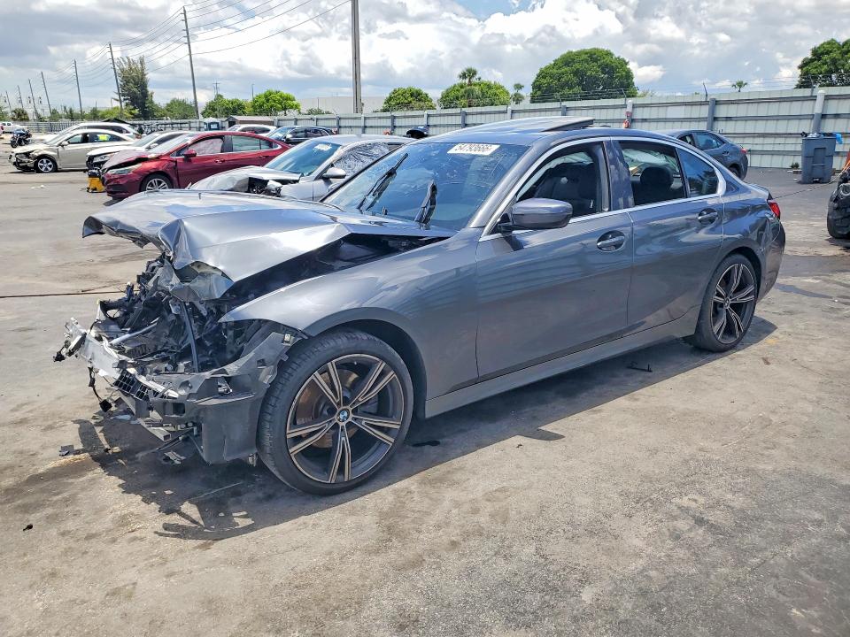 2022 Bmw 330i მანქანა იყიდება აუქციონზე, vin: 3MW5R1J0XN8C33412, აუქციონის ნომერი: 54793666