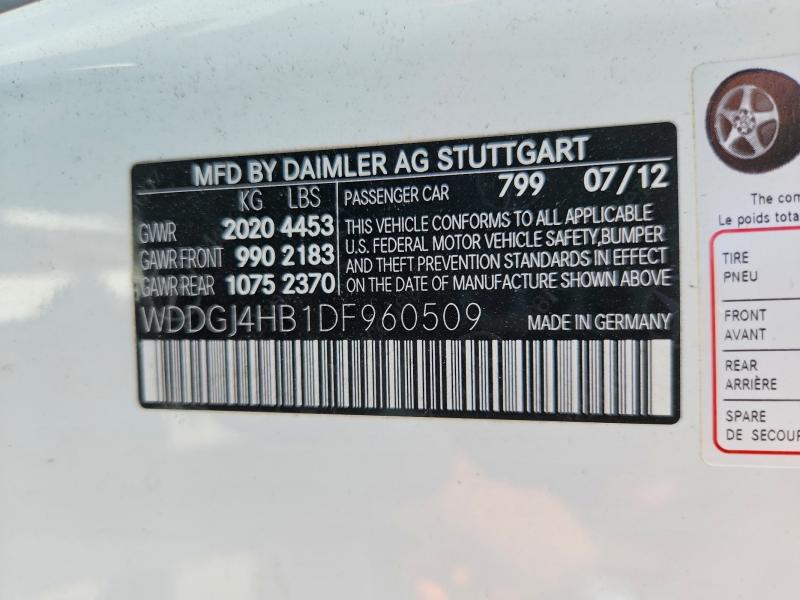 Aukcja sprzedaży 2013 Mercedes-benz C, vin: WDDGJ4HB1DF960509, numer aukcji: 53984446