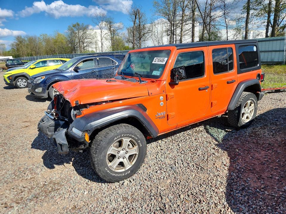 2018 Jeep Wrangler Unlimited მანქანა იყიდება აუქციონზე, vin: 1C4HJXDG5JW253085, აუქციონის ნომერი: 52165406