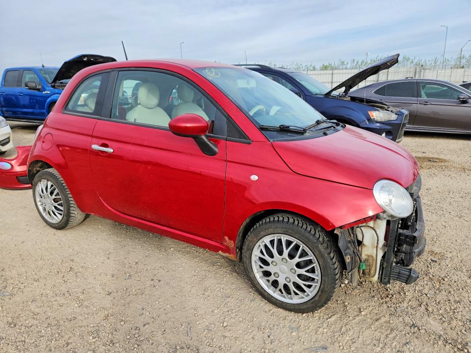 2013 Fiat 500 მანქანა იყიდება აუქციონზე, vin: 3C3CFFAR5DT593850, აუქციონის ნომერი: 53416076