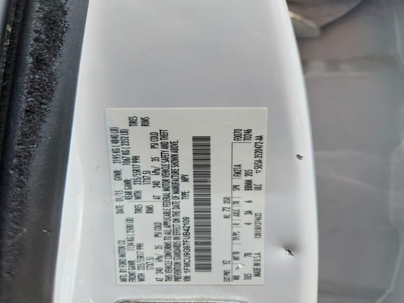 Продаж на аукціоні авто 2015 Ford Escape, vin: 1FMCU9G97FUB42109, номер лоту: 54560046