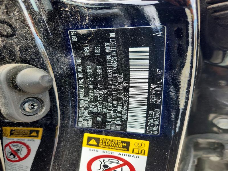 Продажа на аукционе авто 2019 Toyota Highlander, vin: 5TDJZRFH4KS619048, номер лота: 50787086