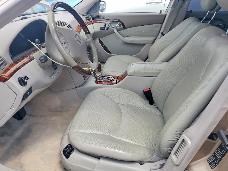 Aukcja sprzedaży 2002 Mercedes-benz S, vin: WDBNG75J52A248025, numer aukcji: 50222676