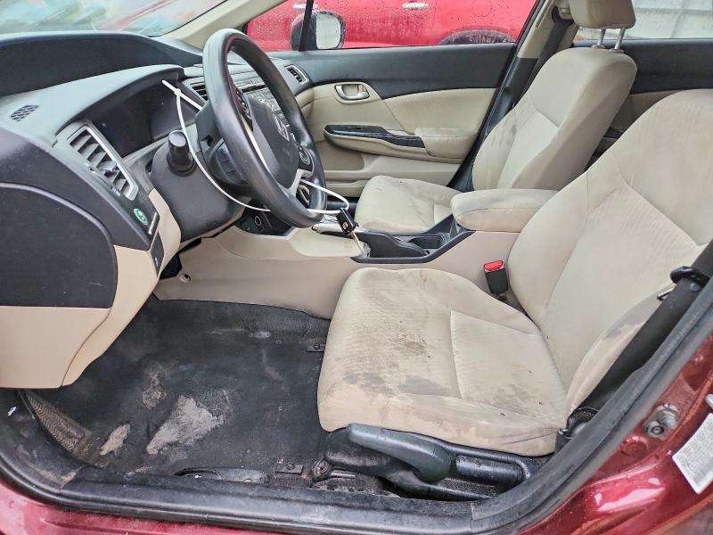 52271696 :رقم المزاد ، 19XFB2F59FE117627 vin ، 2015 Honda Civic مزاد بيع