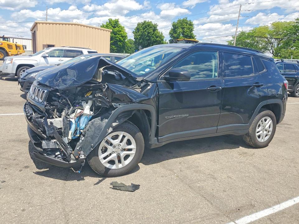Aukcja sprzedaży 2018 Jeep Compass, vin: 3C4NJDAB1JT483349, numer aukcji: 53176766