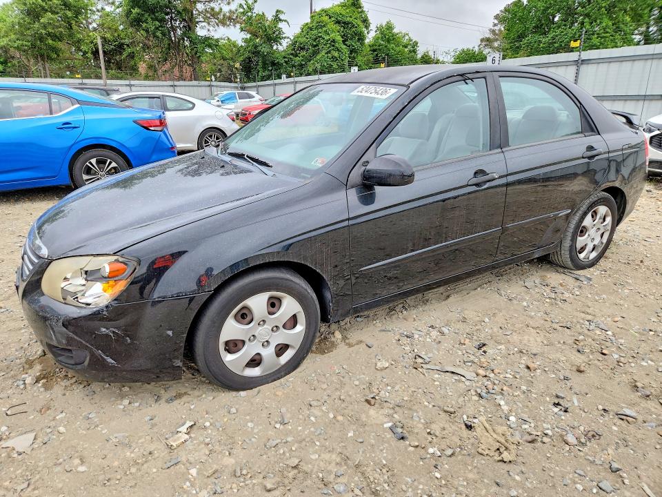 Продаж на аукціоні авто 2009 Kia Spectra, vin: KNAFE221295626255, номер лоту: 52475436