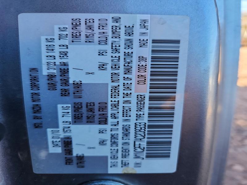 Aukcja sprzedaży 2010 Mazda Mx-5 Miata, vin: JM1NC2FF7A0208933, numer aukcji: 53639736