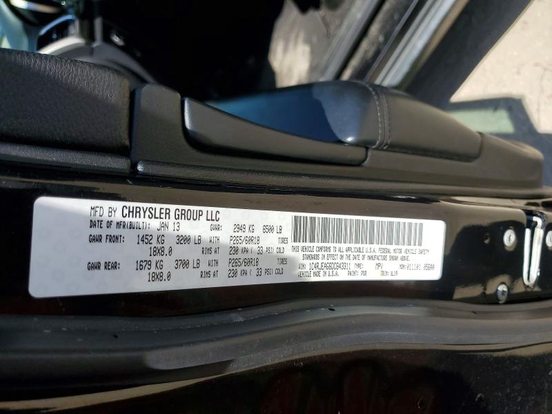 53560506 :رقم المزاد ، 1C4RJEAG6DC643311 vin ، 2013 Jeep Grand Cherokee مزاد بيع