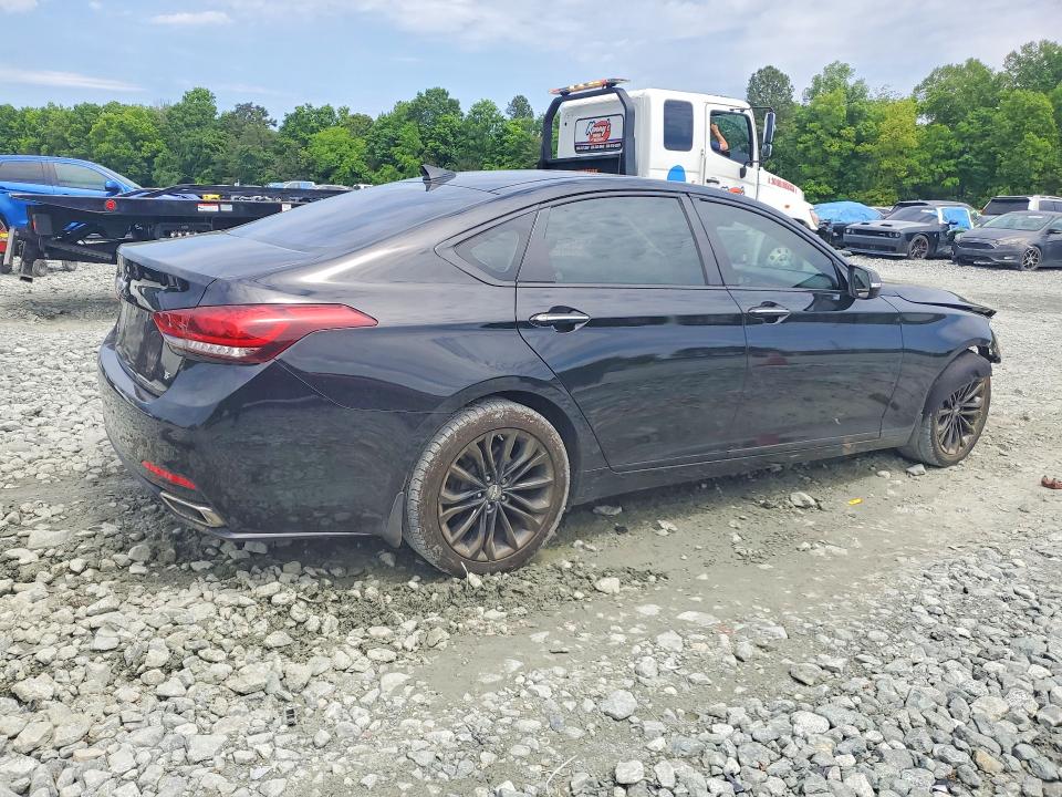 2015 Hyundai Genesis მანქანა იყიდება აუქციონზე, vin: KMHGN4JE6FU048021, აუქციონის ნომერი: 52127516