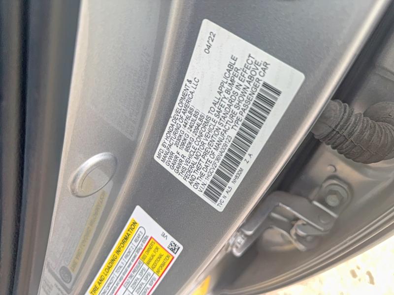 2022 Honda Accord მანქანა იყიდება აუქციონზე, vin: 1HGCV2F36NA009123, აუქციონის ნომერი: 55640886