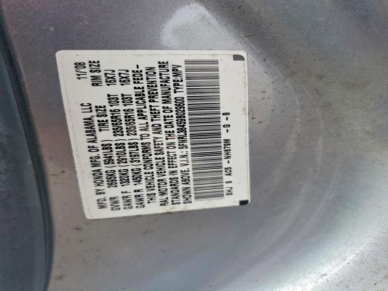 Aukcja sprzedaży 2009 Honda Odyssey, vin: 5FNRL38459B029600, numer aukcji: 54918306