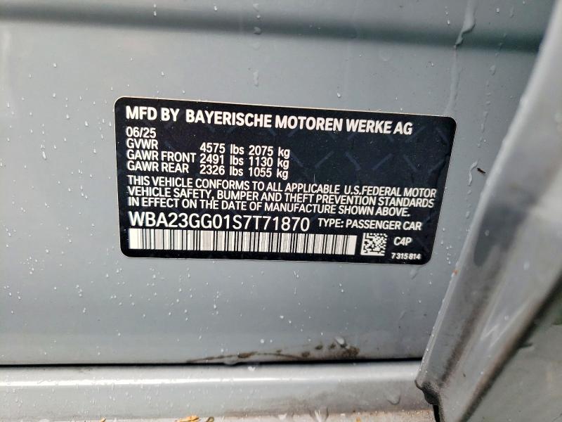 Aukcja sprzedaży 2025 Bmw 228xi, vin: WBA23GG01S7T71870, numer aukcji: 53966796