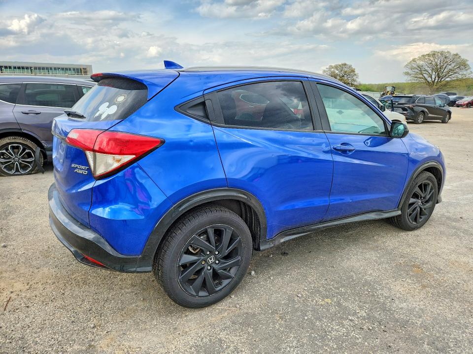 Aukcja sprzedaży 2022 Honda Hr-v, vin: 3CZRU6H17NM743197, numer aukcji: 52539796