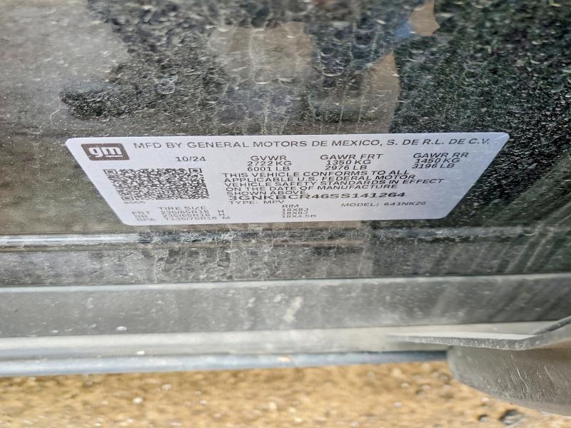 Продаж на аукціоні авто 2025 Chevrolet Blazer, vin: 3GNKBCR46SS141264, номер лоту: 52198776