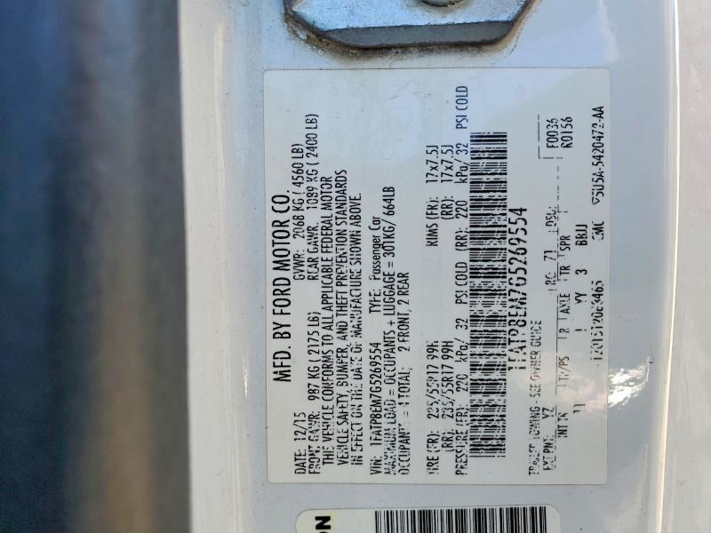 Aukcja sprzedaży 2016 Ford Mustang, vin: 1FATP8EM7G5269554, numer aukcji: 52017436