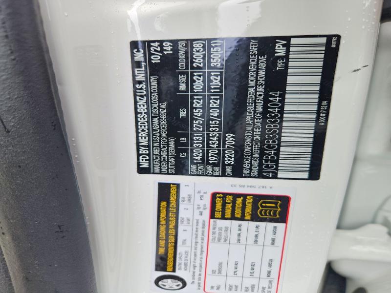 54221286 :رقم المزاد ، 4JGFB4GB3SB334044 vin ، 2025 Mercedes-benz Gle مزاد بيع