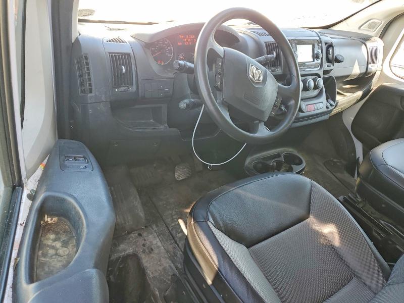 55026756 :رقم المزاد ، 3C6TRVAGXKE531963 vin ، 2019 Ram Promaster 1500 مزاد بيع