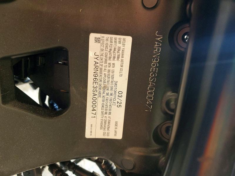 Продажа на аукционе авто 2025 Yamaha Mtm890, vin: JYARN96E3SA000471, номер лота: 52761686