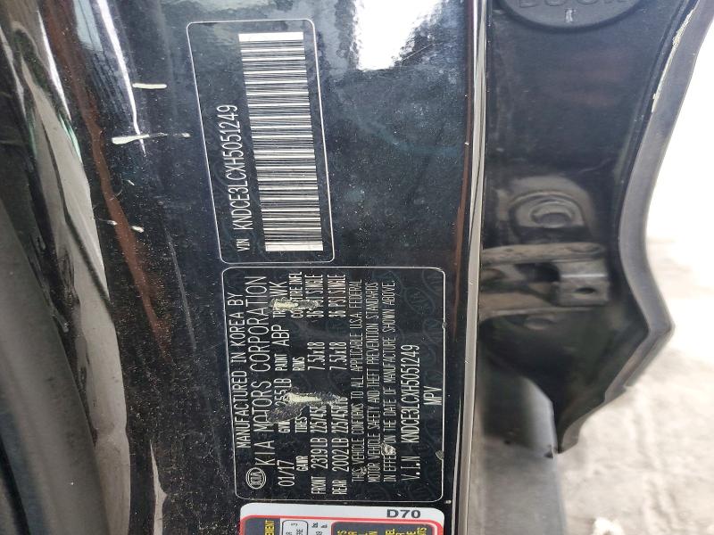 54650036 :رقم المزاد ، KNDCE3LCXH5051249 vin ، 2017 Kia Niro مزاد بيع