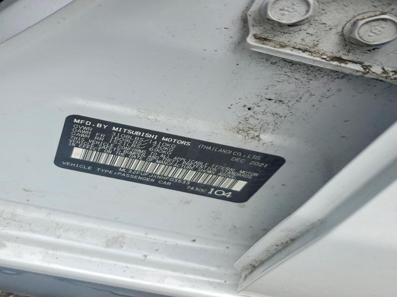 Aukcja sprzedaży 2022 Mitsubishi Mirage, vin: ML32FUFJXNHF03533, numer aukcji: 54497496