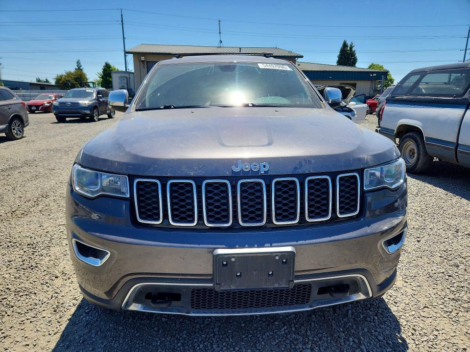 2017 Jeep Grand Cherokee მანქანა იყიდება აუქციონზე, vin: 1C4RJFBG2HC603592, აუქციონის ნომერი: 54497096