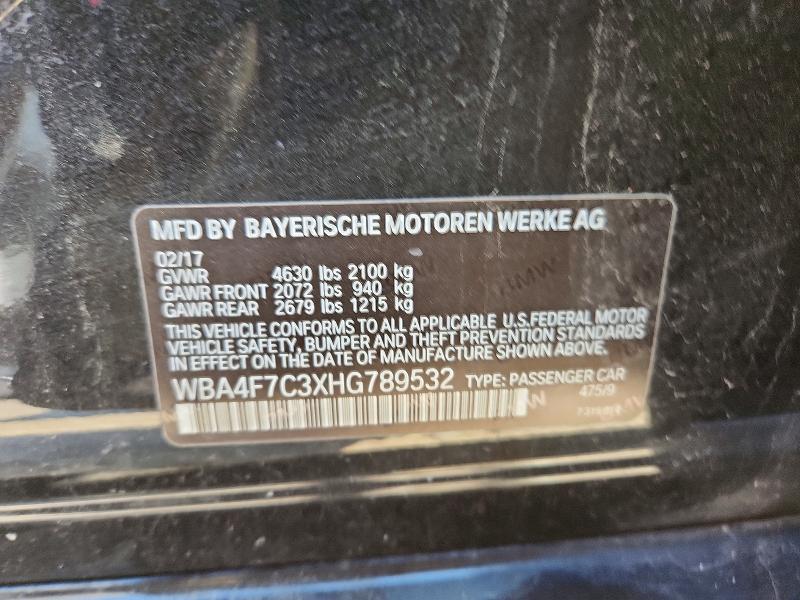 Продаж на аукціоні авто 2017 Bmw 430i, vin: WBA4F7C3XHG789532, номер лоту: 53641916