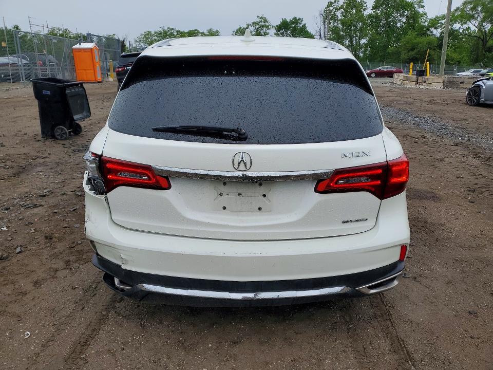 52918936 :رقم المزاد ، 5FRYD4H56HB015550 vin ، 2017 Acura Mdx مزاد بيع