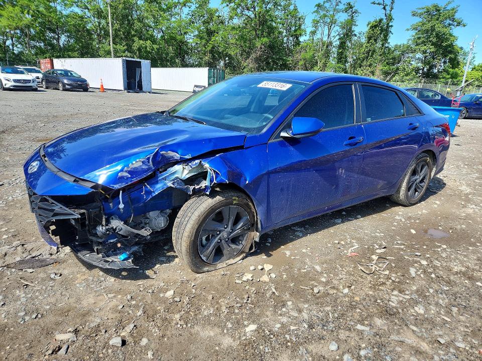 Продажа на аукционе авто 2022 Hyundai Elantra, vin: KMHLM4AJ5NU015122, номер лота: 55113316