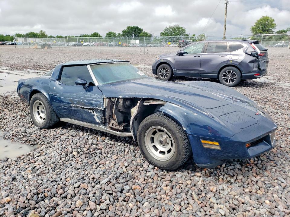 1981 Chevrolet Corvette მანქანა იყიდება აუქციონზე, vin: 1G1AY8761B5104324, აუქციონის ნომერი: 54990046