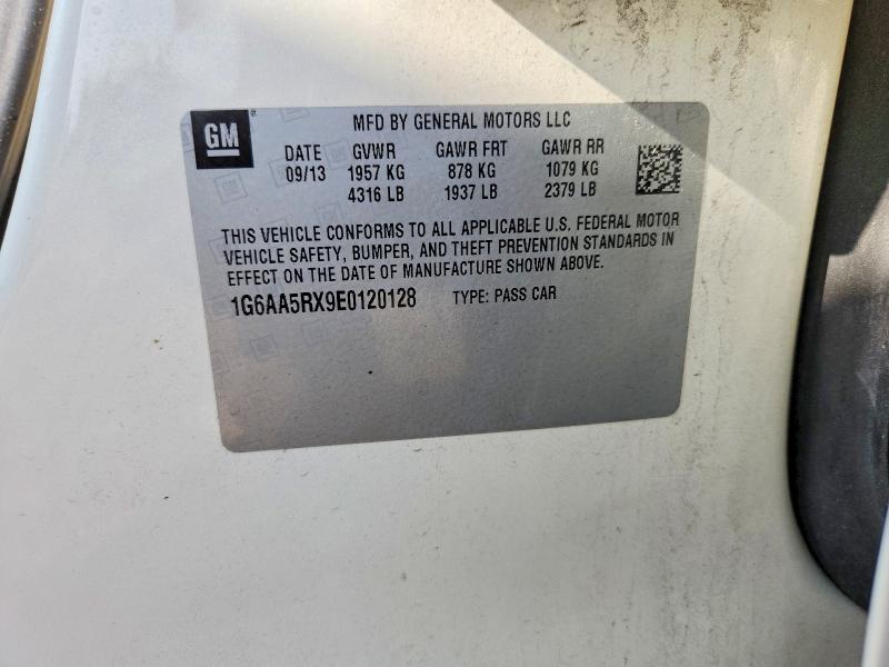 2014 Cadillac Ats მანქანა იყიდება აუქციონზე, vin: 1G6AA5RX9E0120128, აუქციონის ნომერი: 51847496