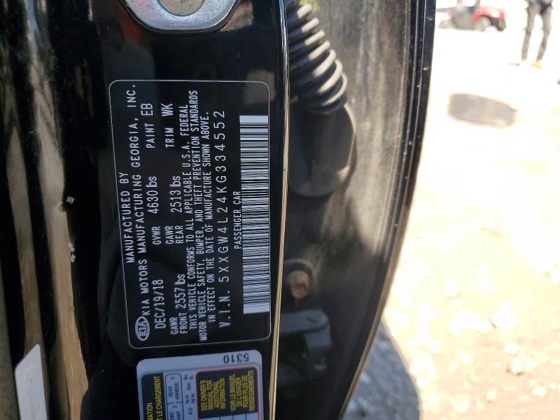 Продаж на аукціоні авто 2019 Kia Optima, vin: 5XXGW4L24KG334552, номер лоту: 52503066