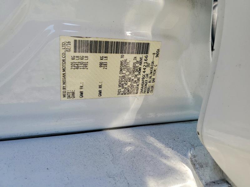Aukcja sprzedaży 2016 Nissan Maxima, vin: 1N4AA6AP8GC442166, numer aukcji: 54339296