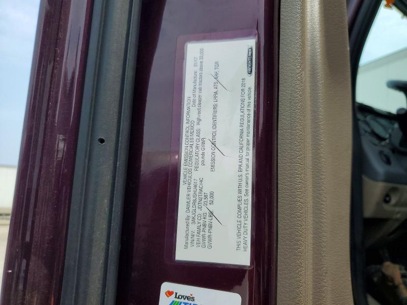 51667776 :رقم المزاد ، 3AKJGLDR8JSHU4617 vin ، 2018 Freigliner Cascadia 125 مزاد بيع