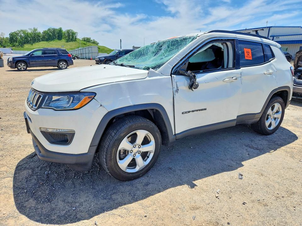 2018 Jeep Compass მანქანა იყიდება აუქციონზე, vin: 3C4NJDBBXJT206360, აუქციონის ნომერი: 54871116