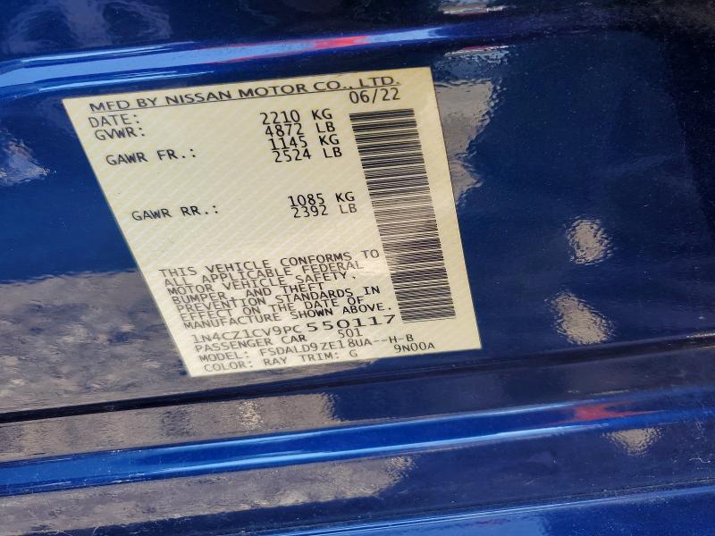 Продажа на аукционе авто 2023 Nissan Leaf, vin: 1N4CZ1CV9PC550117, номер лота: 52403516
