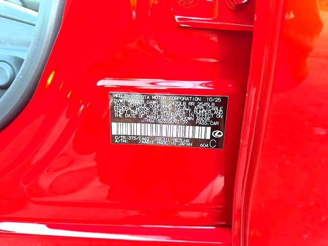 54542316 :رقم المزاد ، JTHGZ1B23S5093139 vin ، 2025 Lexus Is 350 مزاد بيع