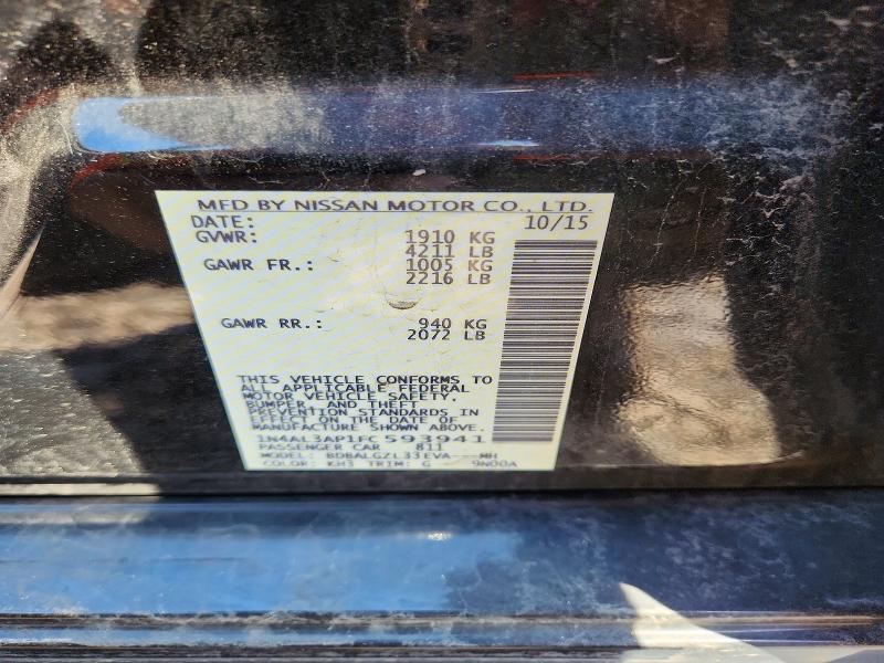 Aukcja sprzedaży 2015 Nissan Altima, vin: 1N4AL3AP1FC593941, numer aukcji: 52333706
