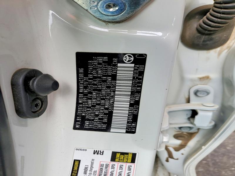 Aukcja sprzedaży 2021 Toyota Corolla, vin: 5YFEPMAE2MP187580, numer aukcji: 53659096