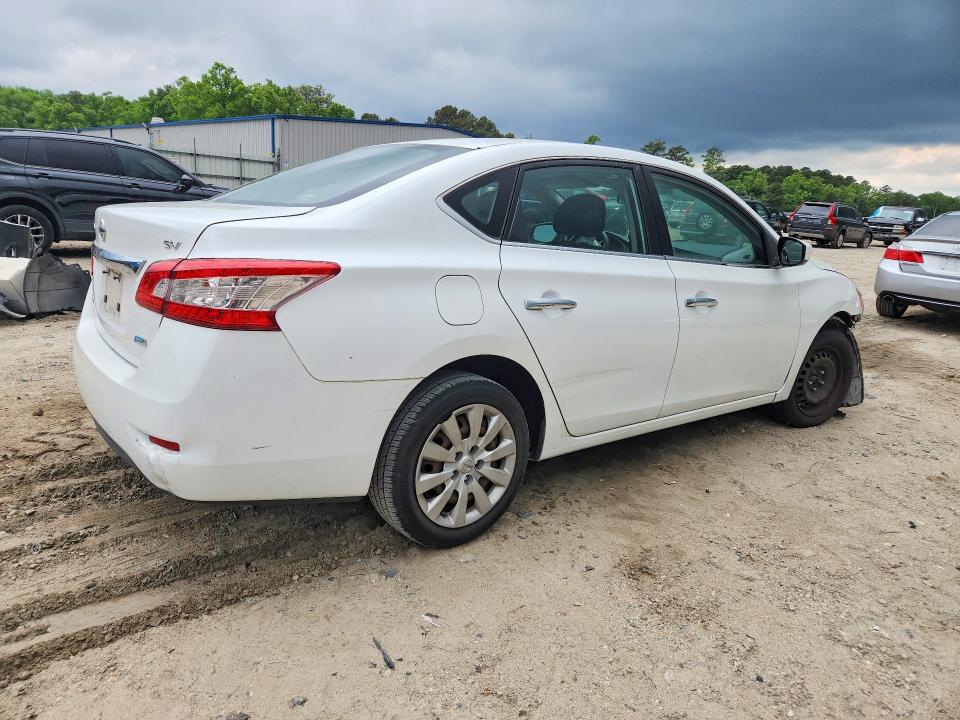 2014 Nissan Sentra მანქანა იყიდება აუქციონზე, vin: 3N1AB7APXEY283378, აუქციონის ნომერი: 53358536