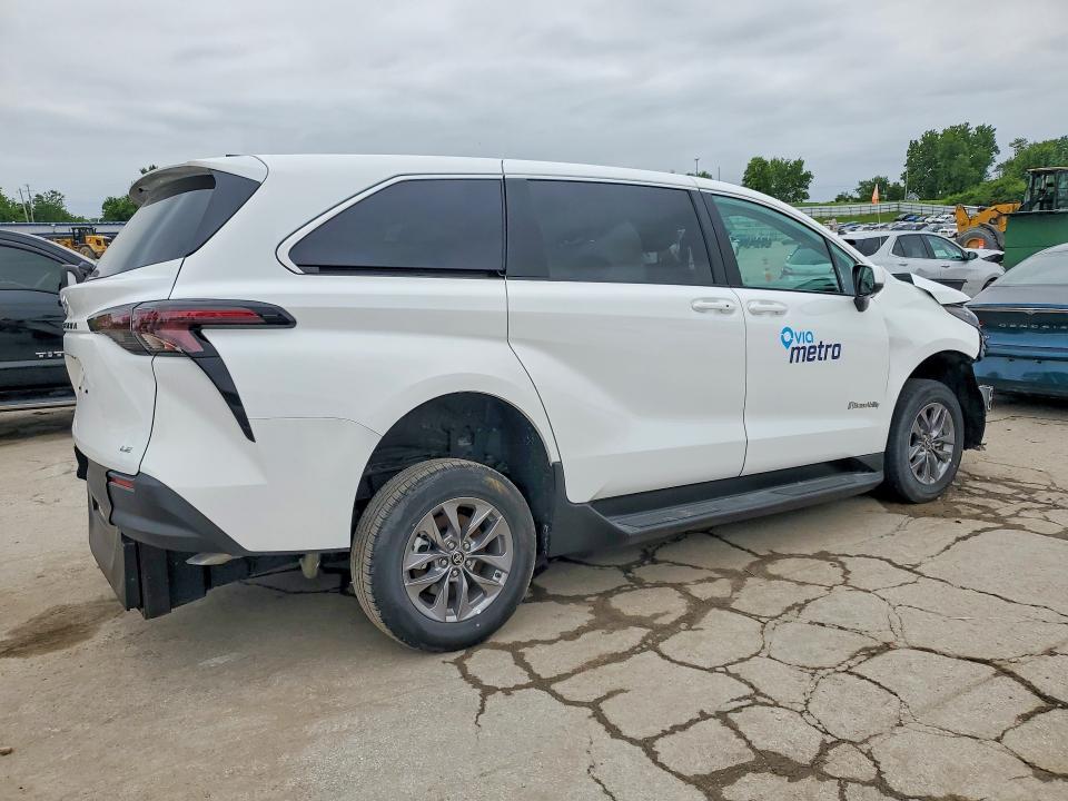 2025 Toyota Sienna მანქანა იყიდება აუქციონზე, vin: 5TDKRKEC6SS256284, აუქციონის ნომერი: 54832966
