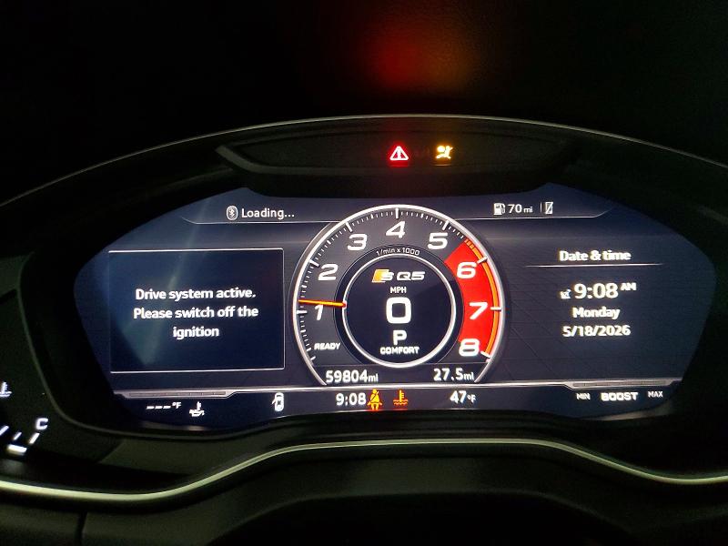 2020 Audi Sq5 მანქანა იყიდება აუქციონზე, vin: WA1C4AFY4L2100352, აუქციონის ნომერი: 53995966