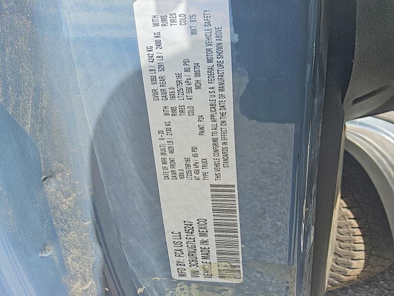 Продажа на аукционе авто 2020 Ram Promaster 3500, vin: 3C6URVJG7LE145247, номер лота: 54889226